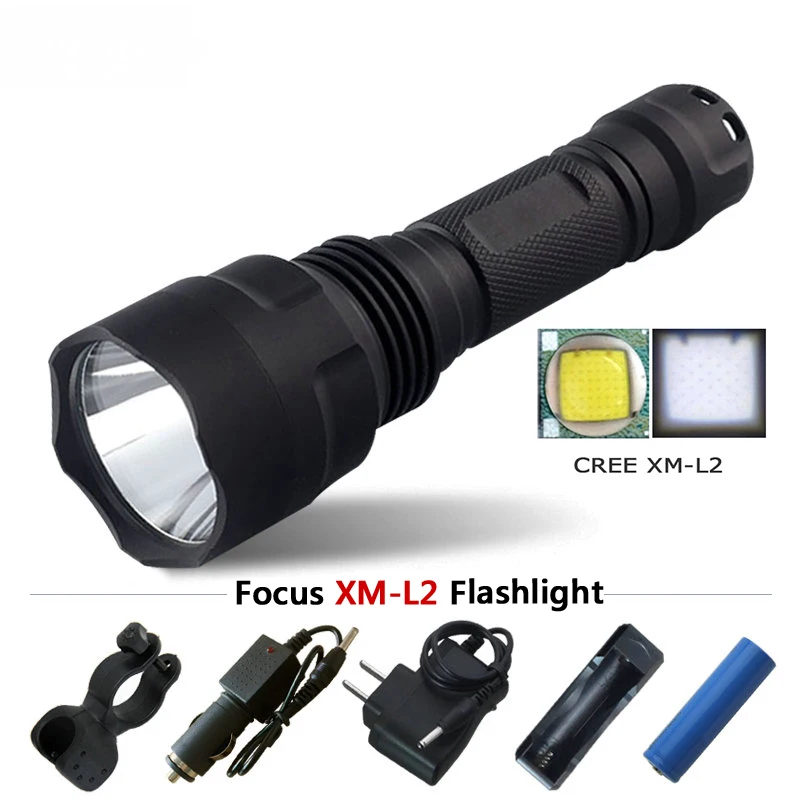 Светодиодный фонарик тактический фонарь 8000 Люмен CREE XM-T6/L2 масштабируемый 5