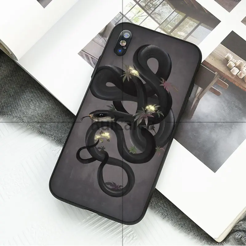 A7 Ruicaica Coral snake animal TPU Silicone Phone Case Cover for Apple iPhone 8 7 6 6S Plus X XS MAX 5 5S SE XR 11 11pro max Cover - Color: A7