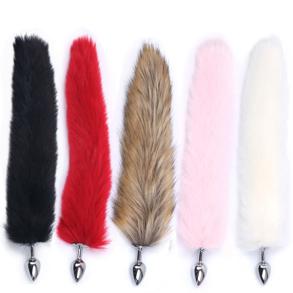 Анальная пробка YEMA с лисьим хвостом секс игрушки для женщин игры взрослых