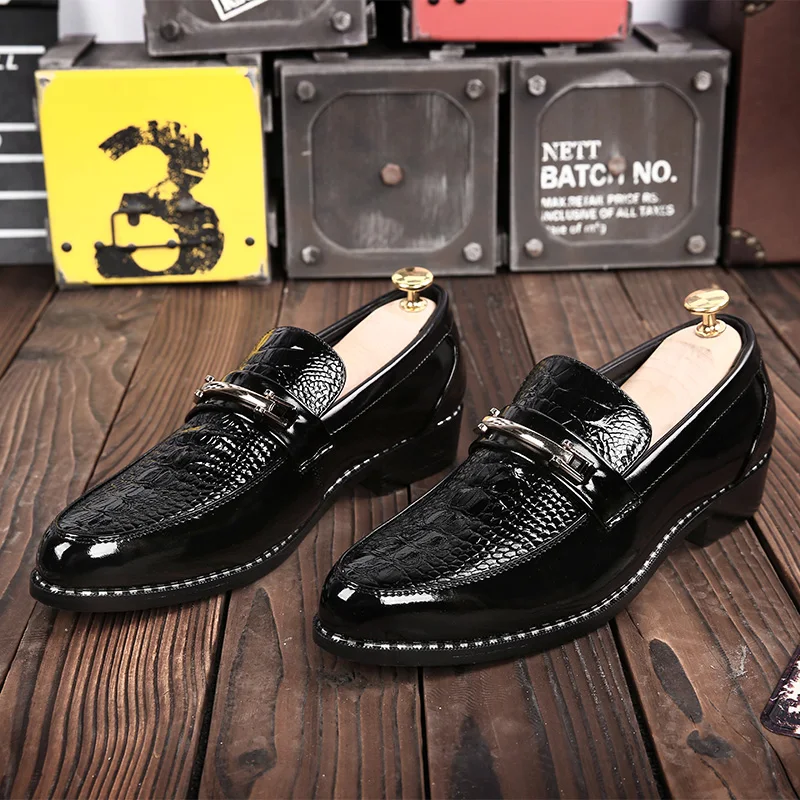 

Lofers Luxury Loafers shoes Men Leather Slip On Man Flats Casual Shoes outdoor fashion Mens Car Driving Shoes Italian Black