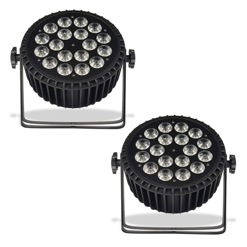 Из 2 предметов/Par Светильник 18x12 Вт RGBW 4in1 Алюминий Par полный Цвет светодиодные