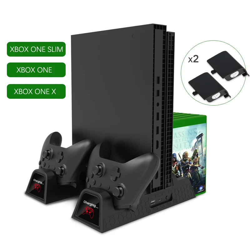 Вертикальная подставка для зарядного устройства с радиатором Xbox One /S/