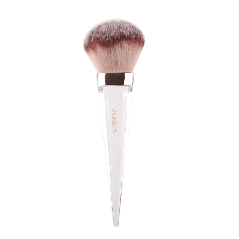 1Pcs Brushes ZOREYA с украшением в виде кристаллов, прозрачная, сумка для макияжа, кисти 1/2/3/5 шт Комбинации набор кистей для макияжа порошок тени для век основа косметическая кисточка - Handle Color: 1Pcs Brushes