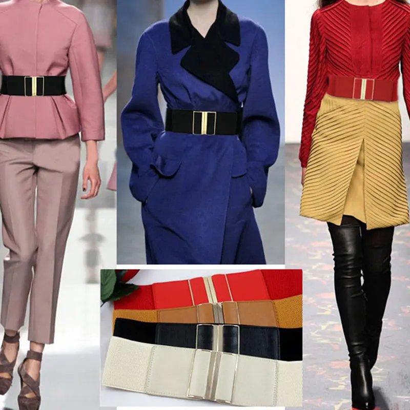 Пояс эластичный Женский 7 5 см широкий|Женские ремни| |