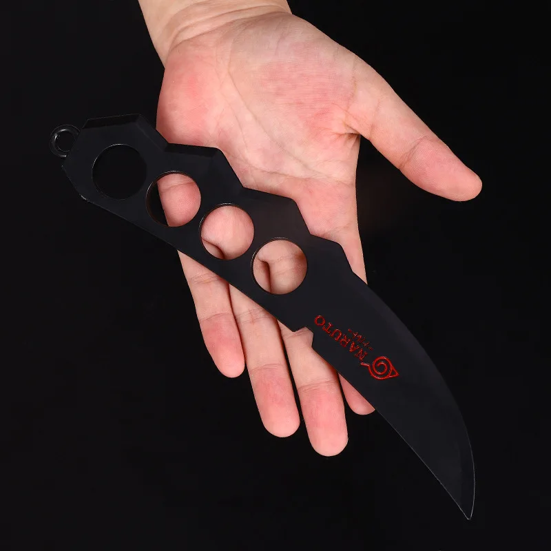 Искусственные мечи из сплава Kunai 4-го поколения модель Sasuke оружие Наруто игрушки