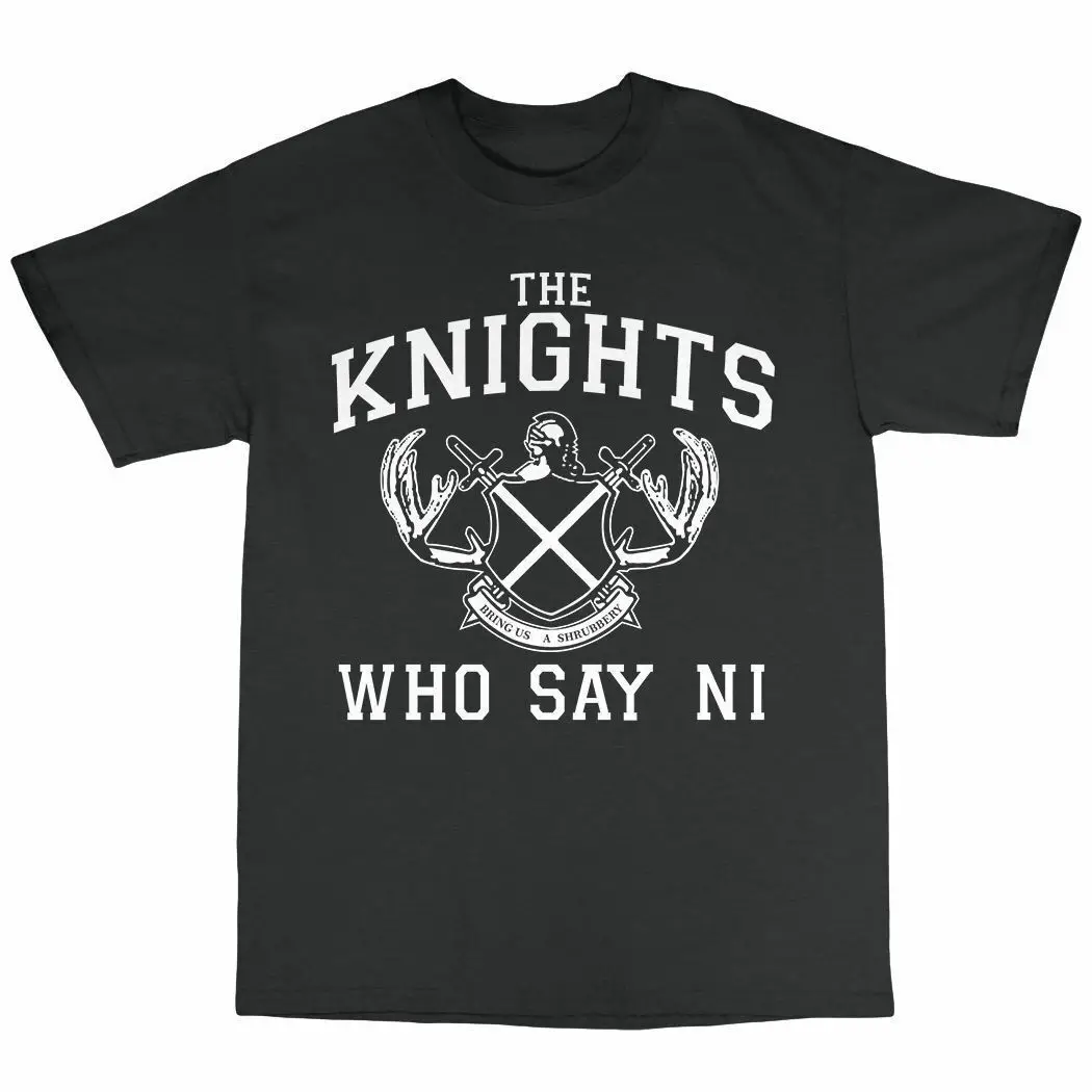 Футболка Knights That Say Ni из 100% хлопка Монти Пайтон и святая Грааль|Мужские футболки| |