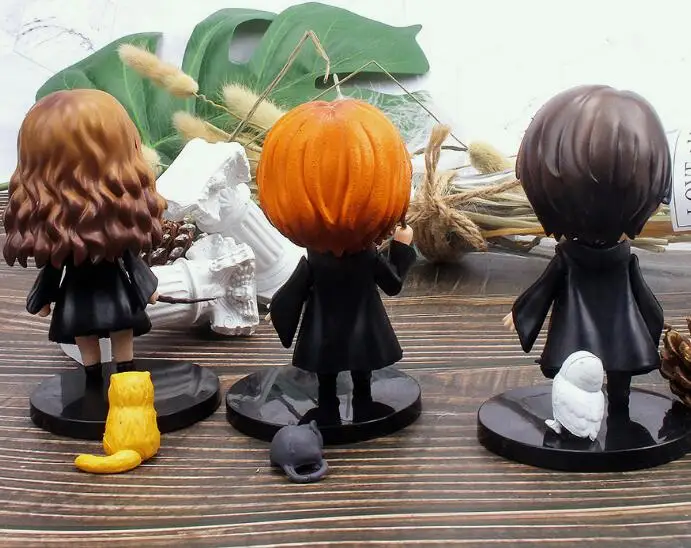 3 шт./компл. модель Харри экшн-фигурка из аниме Posket Гермиона Рон хедпарик ПВХ