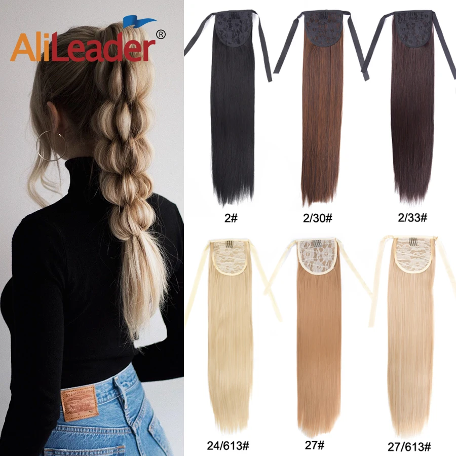 AliLeader, шнурок, натуральные волосы, конский хвост, наращивание, синтетический, Омбре, фиолетовый, голубой, розовый, зеленый, лента, обруч, заколка, шиньон, пони