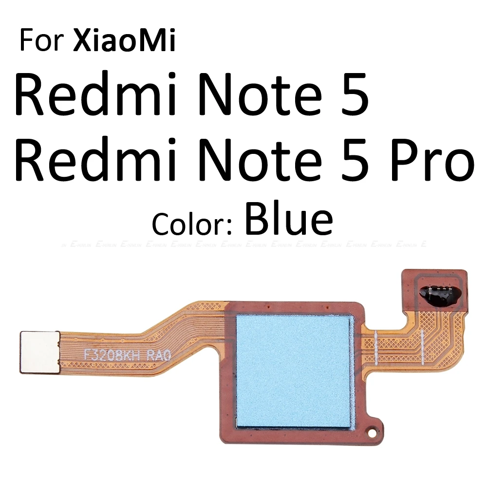 Для Xiaomi Redmi Note 5 4X Кнопка возврата домой сенсорного распознавания отпечатков