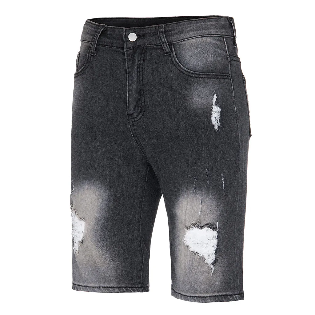 JAYCOSIN новинка 2019 мужские джинсовые шорты с дырками индивидуальные штаны модные