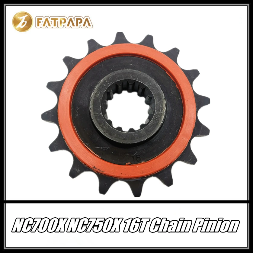 

FOR HONDA NC750 NC700 NC700X NC750X Motorcycle Accessories Front Tire Chain Pinion Gear 16T