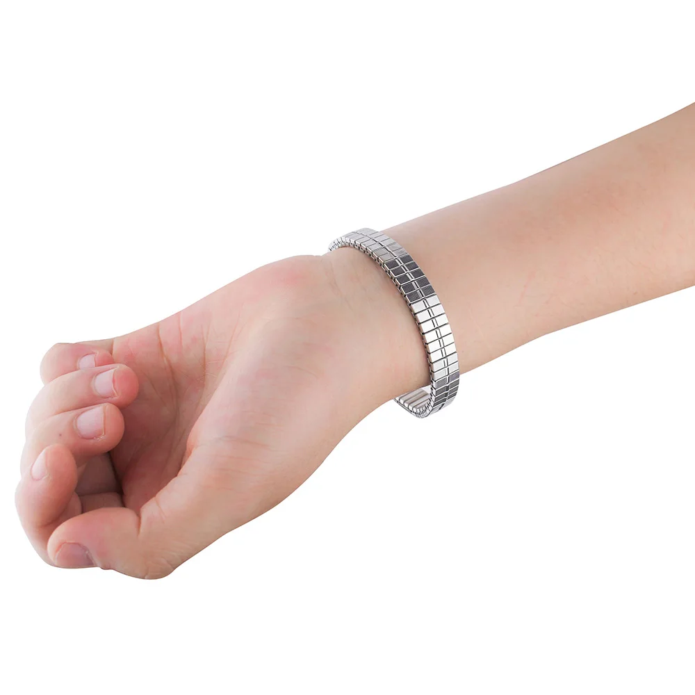 Hapiship лидер продаж 2019 Классический эластичный браслет из нержавеющей стали для
