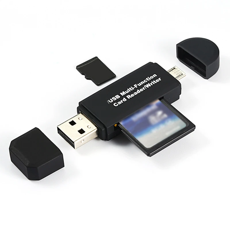OTG Card Reader USB 2.0 Micro SD/SD Phone TF High Speed Cardreader for Cellphone |