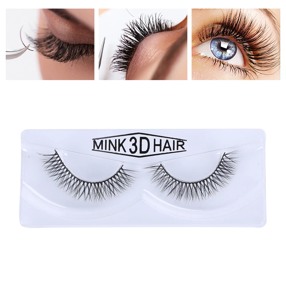 1 пара норковые накладные ресницы многоразовые ручной работы Набор накладных