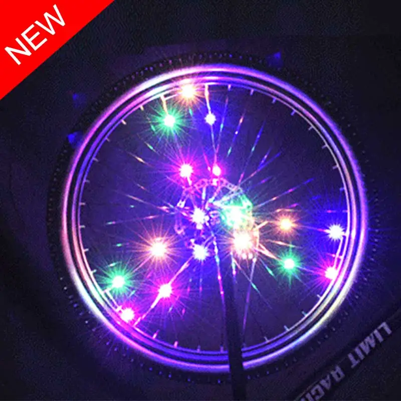 

2 шт., неосветильник светодиодсветодиодный ламсветильник для велосипедных спиц, 3 режима