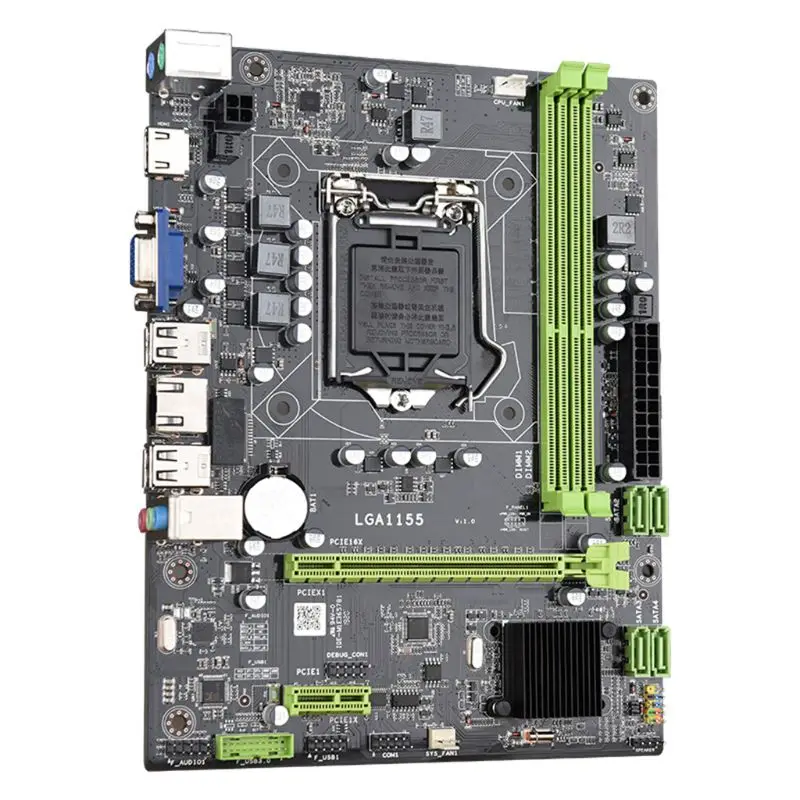 H61 рабочего Материнская плата LGA1155 для i3 i5 i7 Процессор поддержка ddr3 ПАМЯТЬ