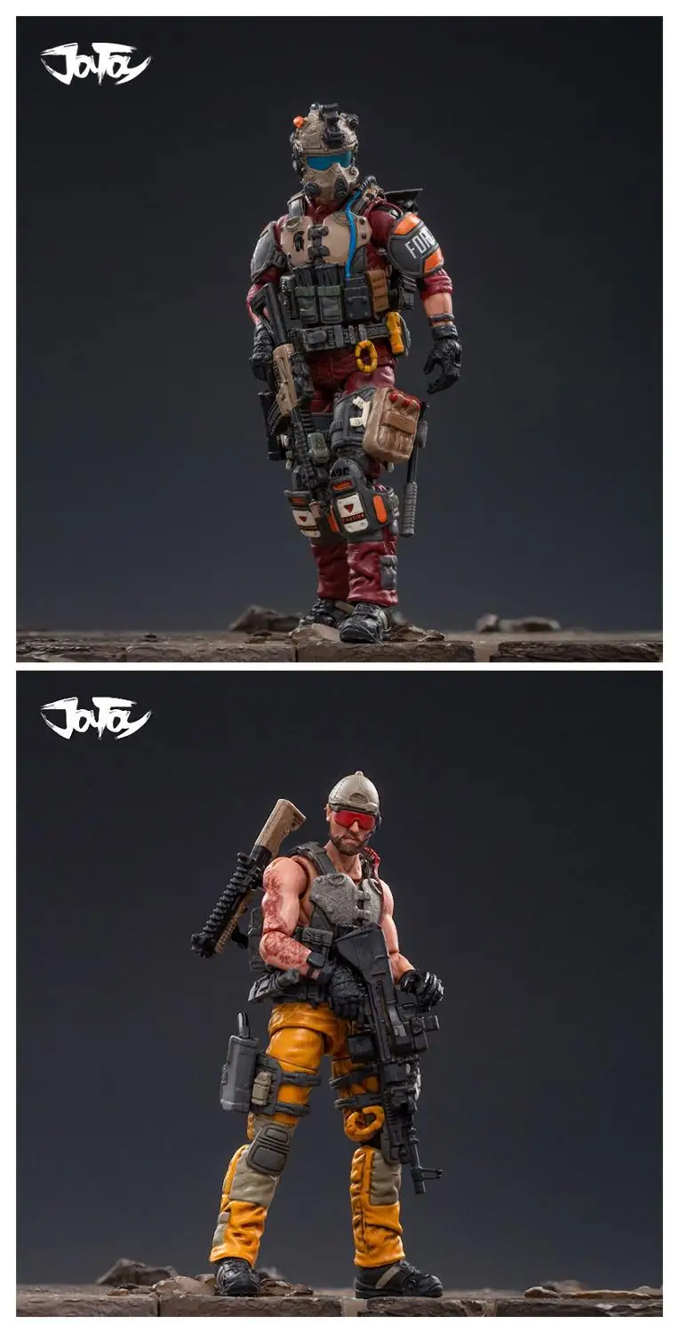 AC-2set JOYTOY 1/18 фигурки 3 шт Морской корпус военный солдат фигурка модель игрушки коллекция игрушек - Цвет: AC-2set
