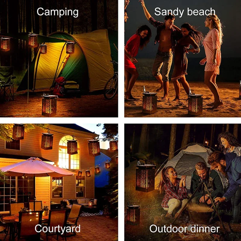 

2x Solar Garden Lights Outdoor Waterproof LED Landscape Lawn Lights Without Ground Plug