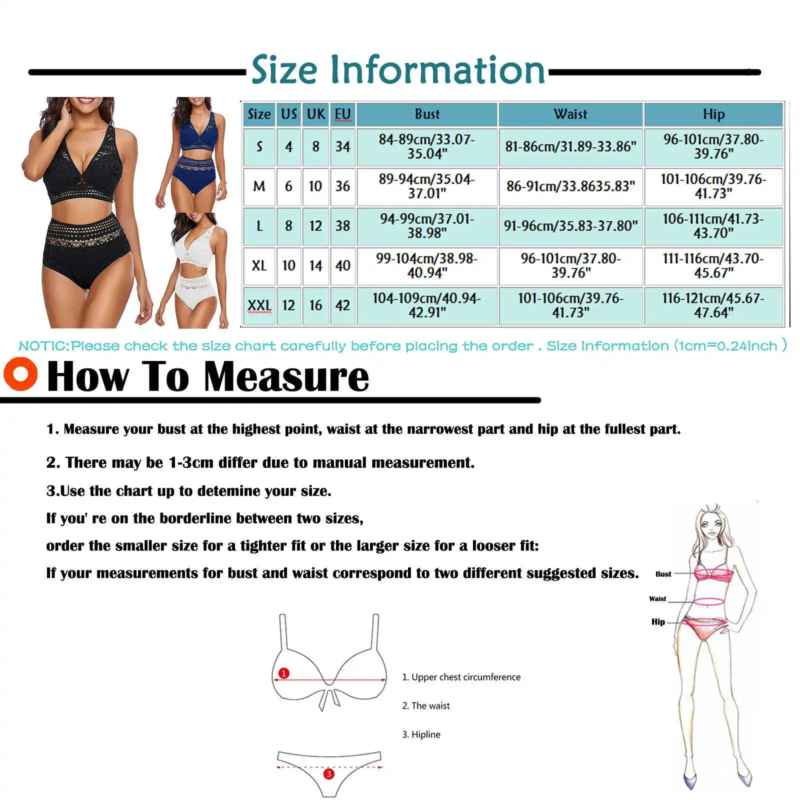 

2021 Bikini Set Swimwear Women Swimsuit Split High Waist Hollow Lace Swimming Bathing Suit Beachwear Black