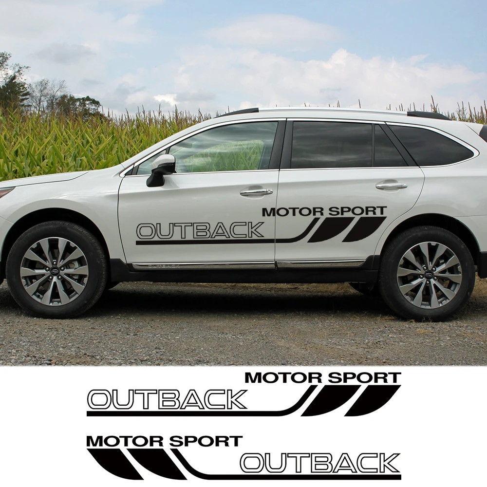 Графическая виниловая пленка для Subaru Outback Sport Racing автомобильные наклейки Боковая