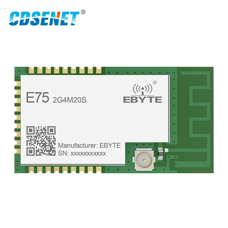 JN5168 Zigbee 2,4 ГГц 100 мВт беспроводной передатчик приемник CDSENET E75-2G4M20S SMD 20dBm PCB IPEX 2,4 ГГц радиочастотный приемопередатчик