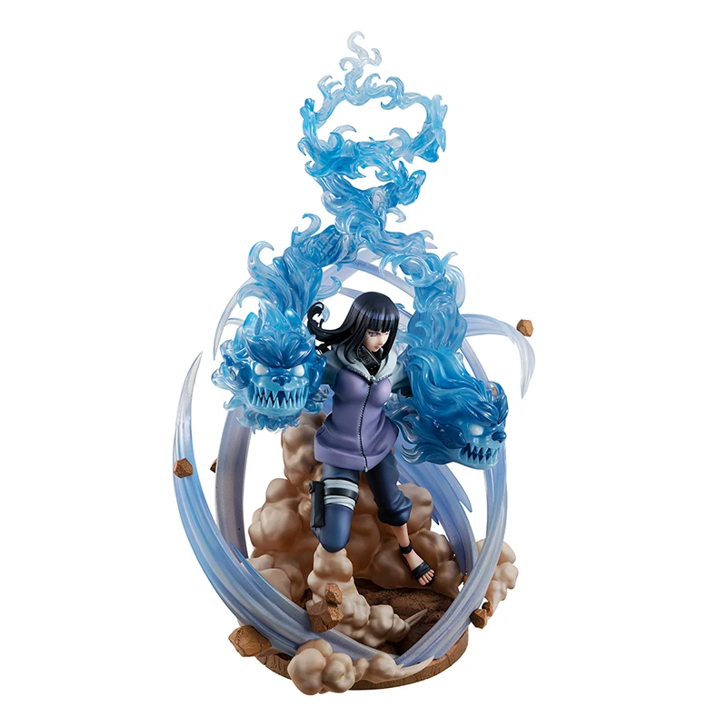

In Stock Megahouse Anime Figurine Naruto Figure Hinata Gals Juuposoushikenn Collection Action Figure Model Toys for Boys