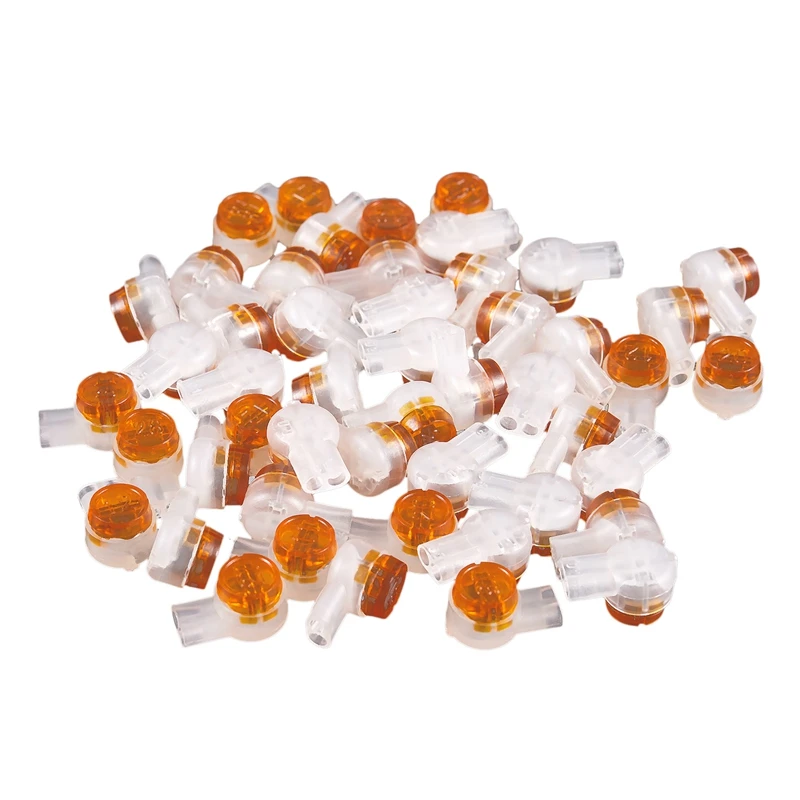 50pcs K2 Connector Signal Transmission for Telephone Line Cable Wire | Terminals