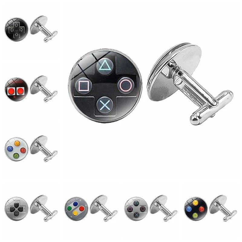 2019 Новинка Лидер продаж игровой контроллер режим серебро стекло кабошон запонки