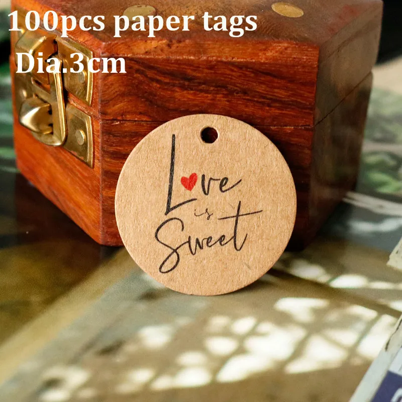 love 100pcs Спасибо ярлык для подарка своими руками Единорог лама Русалка Роза дизайн Свадебная вечеринка бумажные бирки Упаковка Этикетка декоративные бумажные бирки - Цвет: love 100pcs