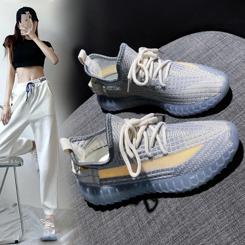 

Trend Sneakers Women shoes 2021 Spring Casual Breathable White Platform Ladies Shoes Lace Up Comfort Walking Shoes New Fashion