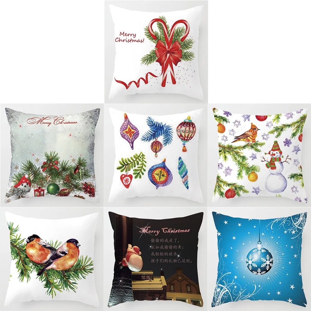 Счастливого Рождества Бросок Наволочка гостиная подарок автомобиль наволочки