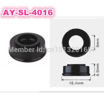 50pieces wholesale rubber seals 16.4*6.9*9mm good quality auto parts fuel injector spacer  . o rings FOR AY-S4016
