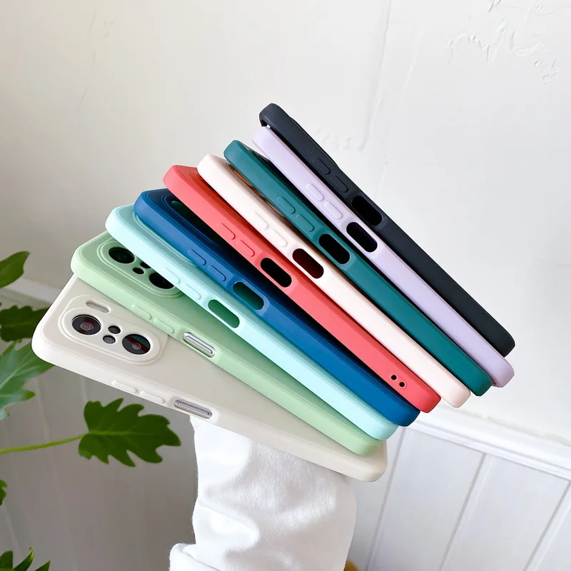 Candy Silicone Case For Xiaomi Redmi Note 9 8 10 Pro  9s 11s 11T Mi 12T 10T 11 Lite 5G NE Poco F3 X3 M3 M4 Pro 5G Soft Cover