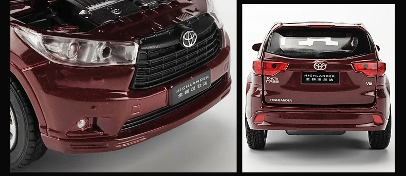 1:32 Nissan super car HIGHLANDER литой под давлением сплав модель автомобиля игрушка высокая имитация металла модель SUV игрушка 6 дверей подарок Рождество
