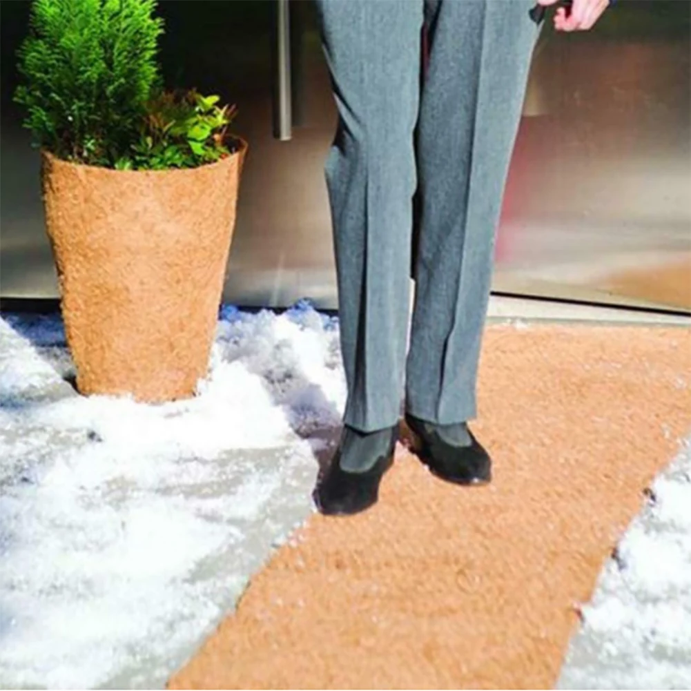 

Coir Mat Bulk Roll Garden Wall Patio Planter Flower Pot Coconut Coco Liner Roll For Hanging Baskets Mat Fibre Basket Pad Brown