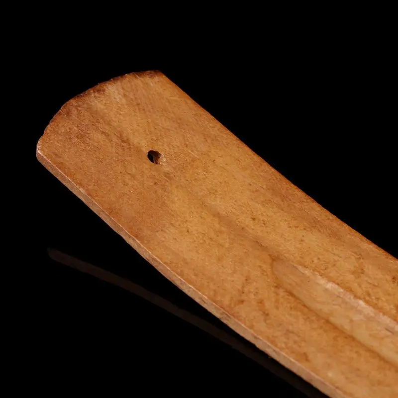 

Natural Wooden Incense Stick Holder Ash Catcher Burner Holder Home Decoration