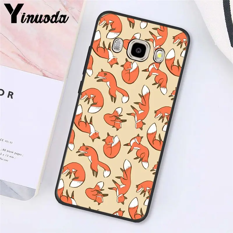 Чехол для телефона Yinuoda с изображением лисы Samsung Galaxy J7 J6 J8 J4 J4Plus DUO J7NEO J2 J5 Prime |