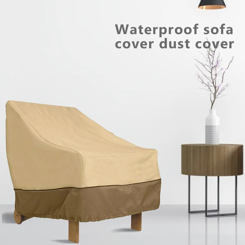 

Outdoor Patio Furniture Cover Waterproof Case Dust-proof Furniture Chair Sofa Covers Garden UV Sun Protective Chair Patio Cover