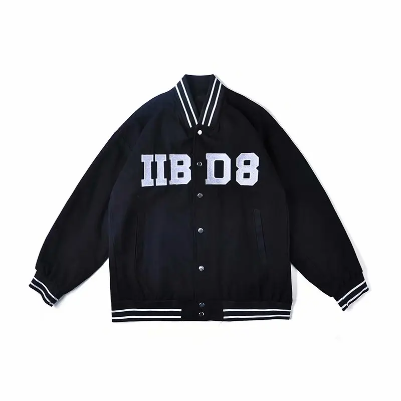 

Spring 2021 new casual jacket male Korean version trend couple baseball uniform ins Hong Kong style loose tide brand jacket