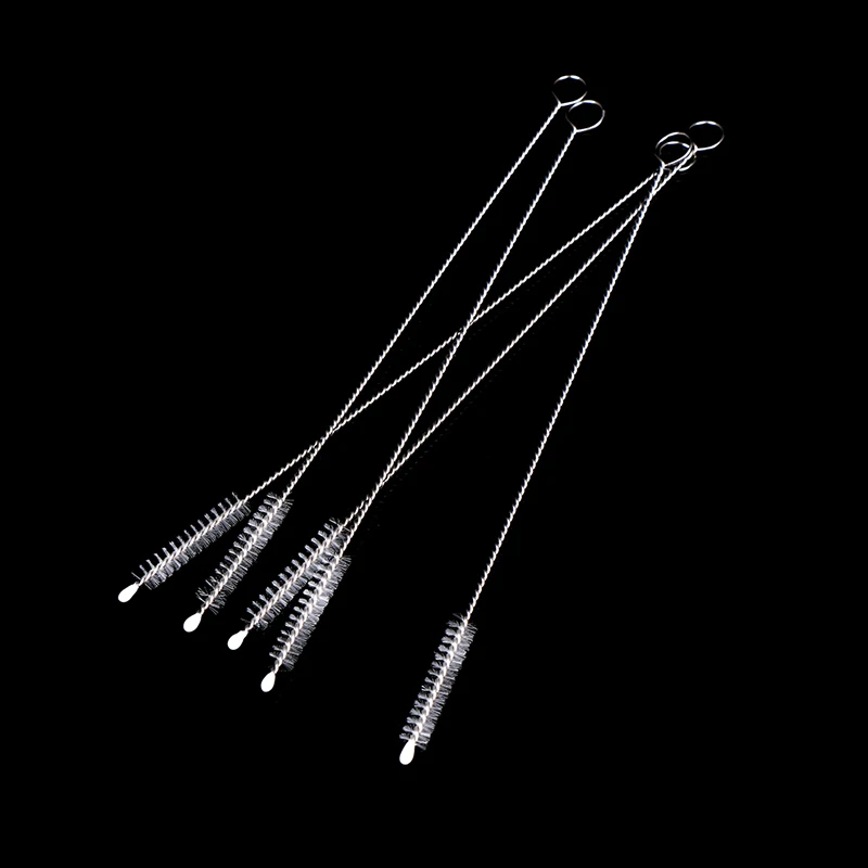 

5Pcs/Set Tube Glass Tube Spiral Soft Hair Straw Cleaning Brushes Tools Fish Tank Pipe Brush Bottle Suction