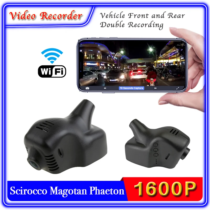

For Volkswagen VW Scirocco Magotan Phaeton 2010~2017 Car Driving Video Recorder DVR Dedicated WIFI Front Rear Dash Cam Camera