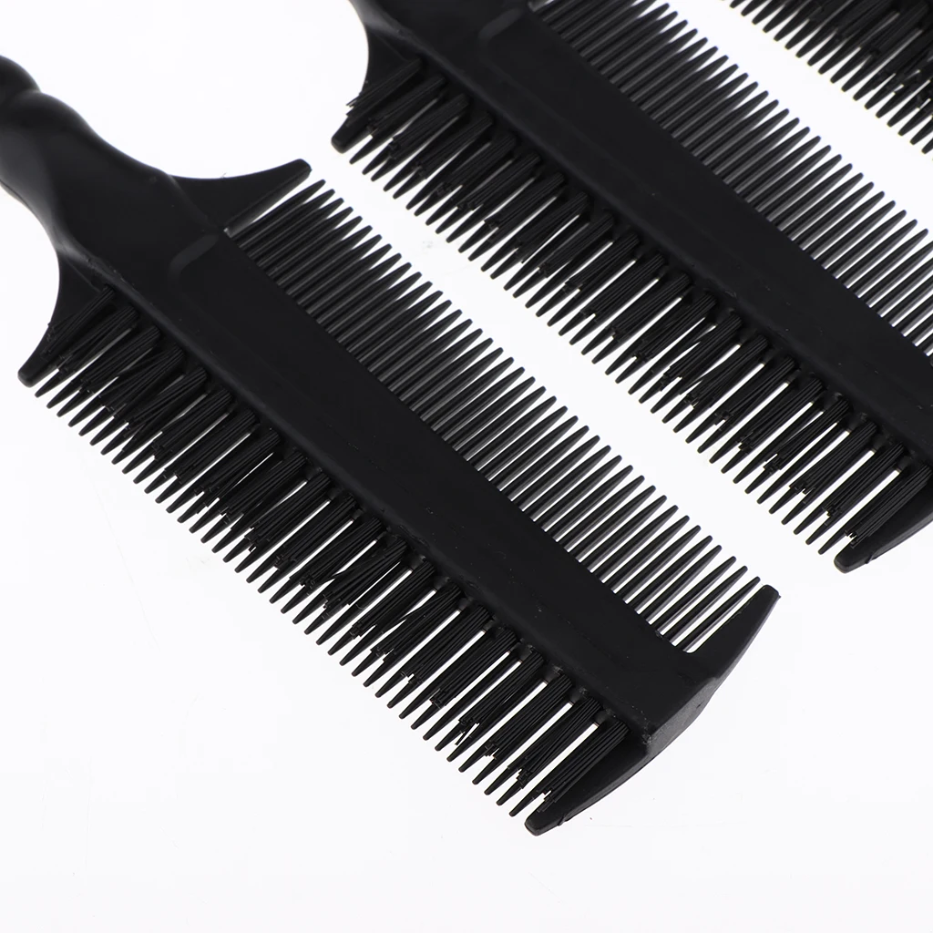 

MagiDeal 3x Hair Brush Color Tint Dye Relax Brushes Highlight Comb Set