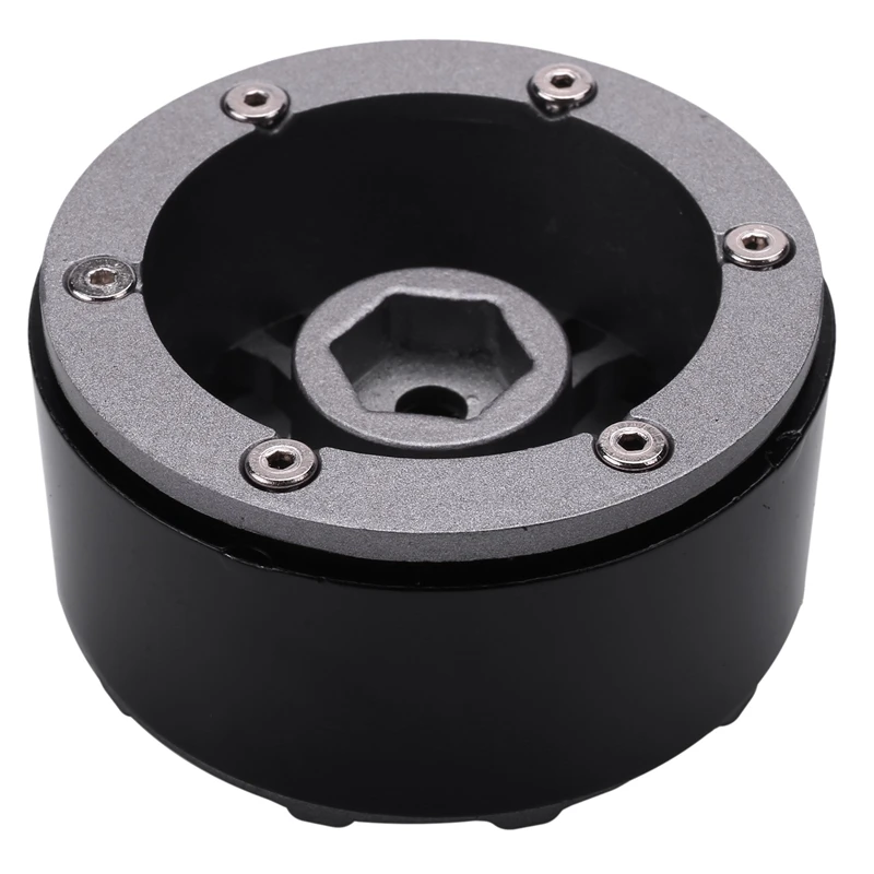 

Heavy Metal Alloy 1.9 Beadlock 5-Spokes Wheel Rim Hub with 4 Pcs Bodywork Clips Pin
