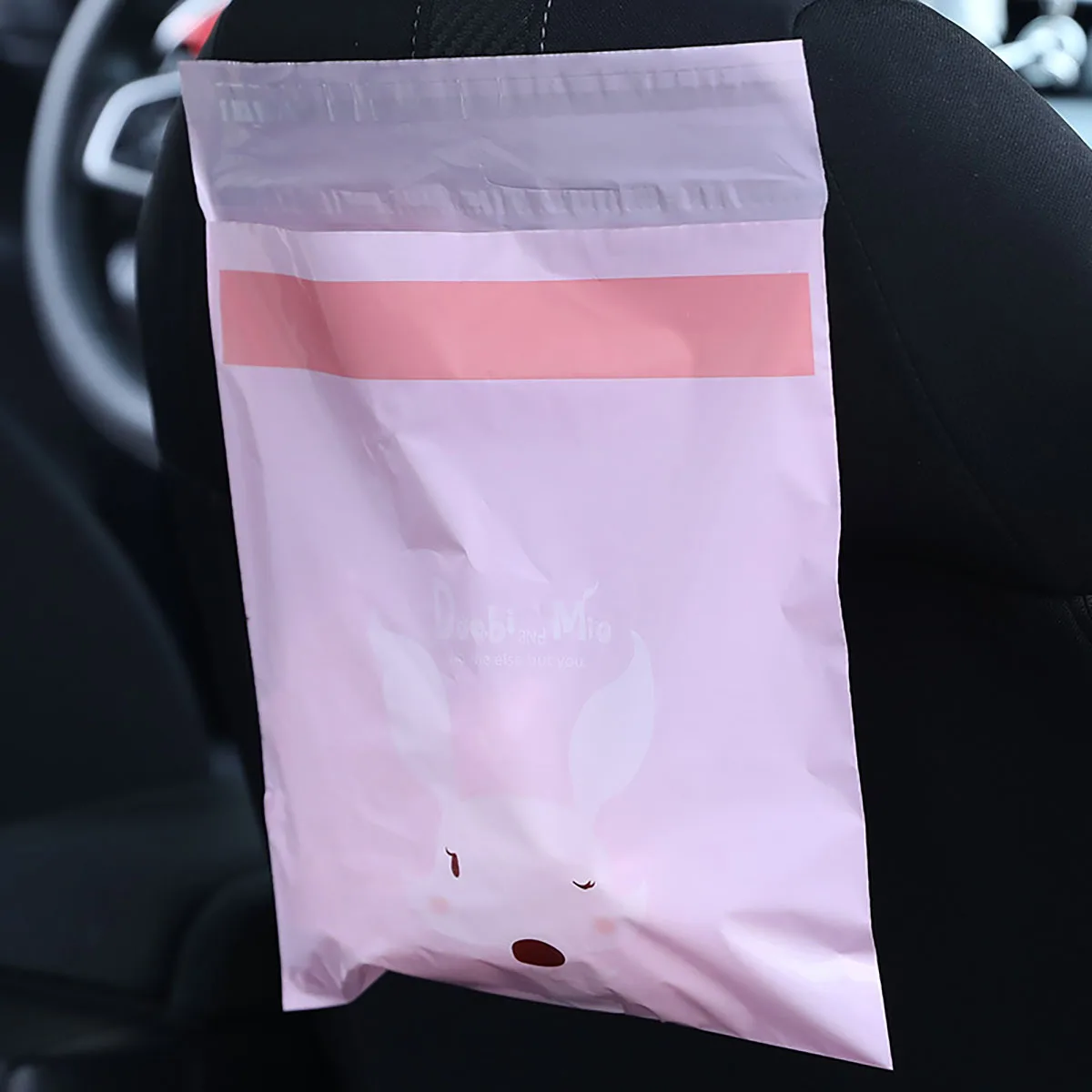 

45PCS Durable Portable Car Sticky Garbage Bag Creative Cute Desktop Storage Kitchen Disposable Cleaning Bags with Seal