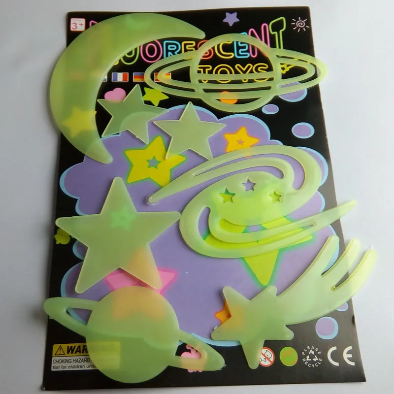 Светится в темноте светится на стене наклейки для детской комнаты гостиной