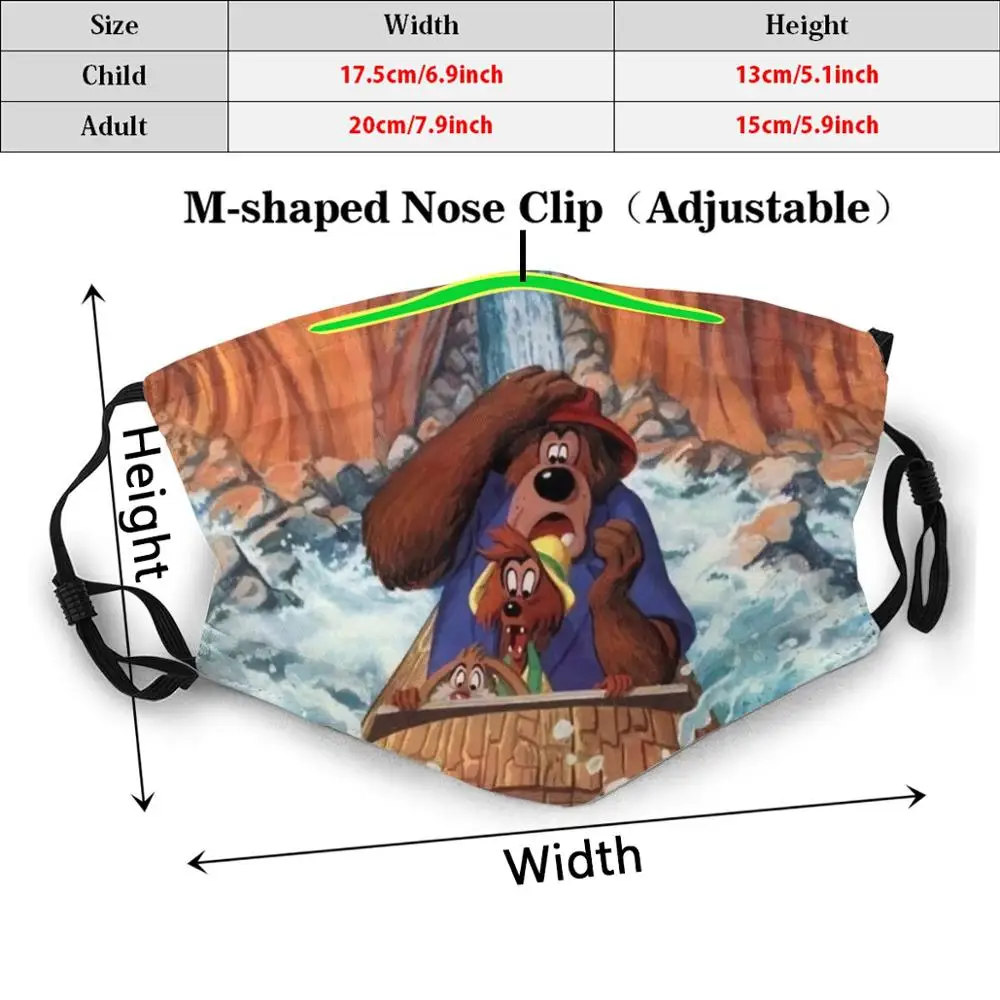 Многоразовая маска Pm2.888 для лица с забавным принтом | Аксессуары одежды
