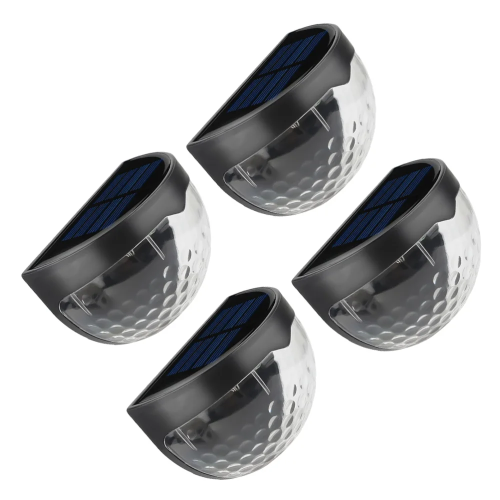 

2 Sets Outdoor Solar Wall Lamp Simple Wall Light Garden Solar Led Wall Light