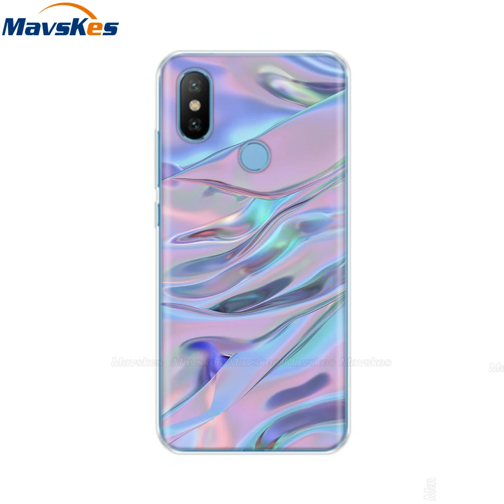 Силиконовый чехол для телефона для Xiaomi mi A2 Lite, чехол с рисунком, мягкая задняя крышка из ТПУ, чехол для телефона для Xiomi mi A2 mi A2 LITE, бампер - Цвет: 42