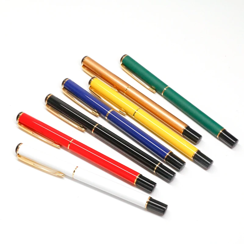 Шариковая ручка 0 5 мм с золотым зажимом черные чернила металл ручки для подписи |