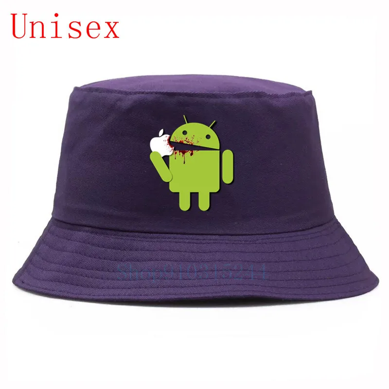 Android eating apple gorro хип хоп женские шапки Рыболовная Шапка женская шапка для женщин
